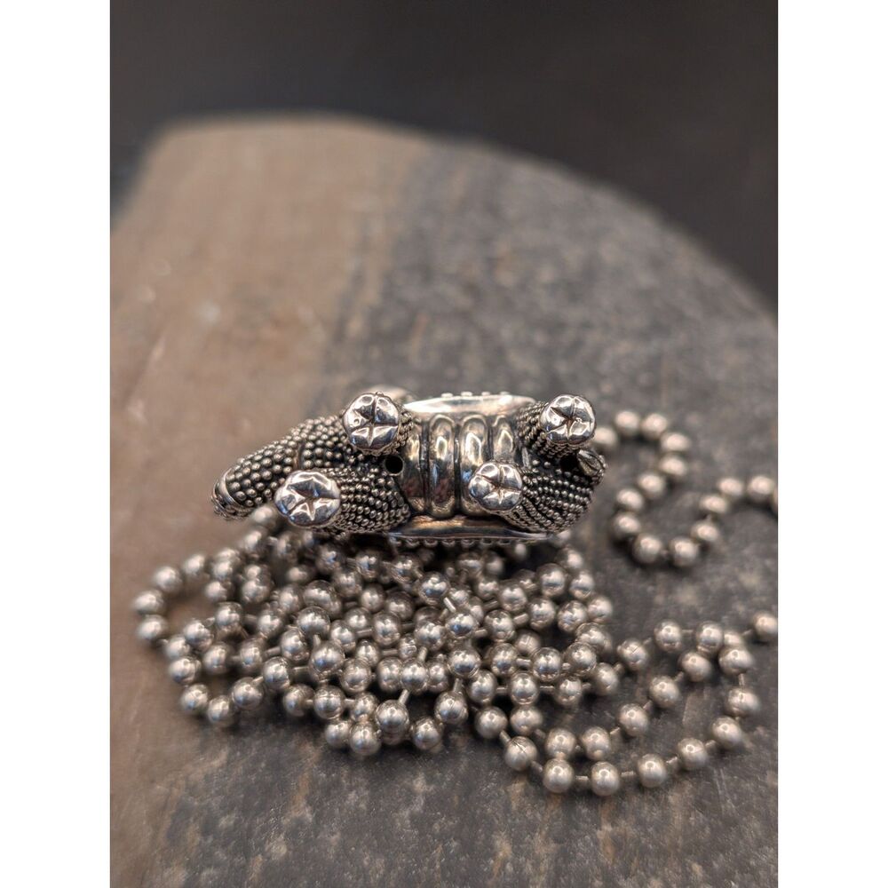 Lagos Sterling Silver Elephant Pendant • 925 • 24" Chain • Designer Jewelry - Picture 6 of 6